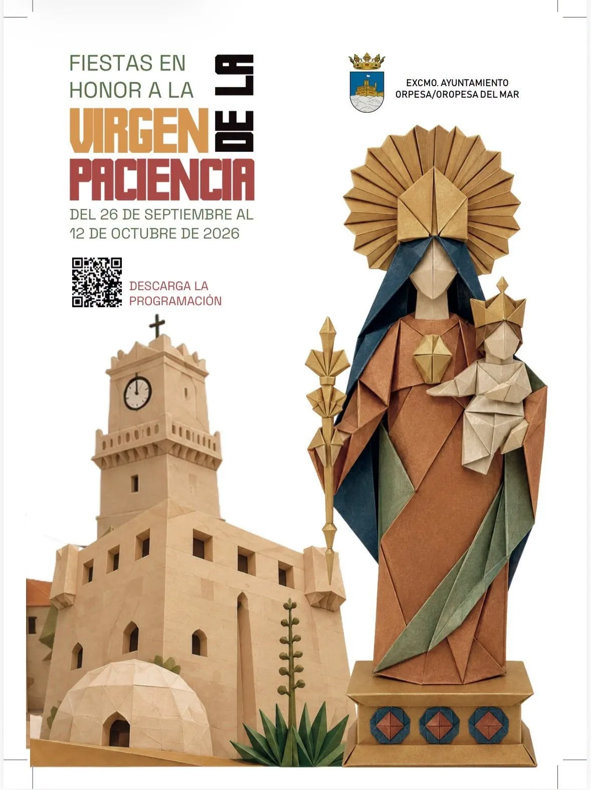 Cartel de Fiestas de la Virgen de la Paciencia 2026