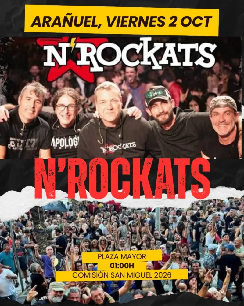 Cartel de Concierto N'Rockats