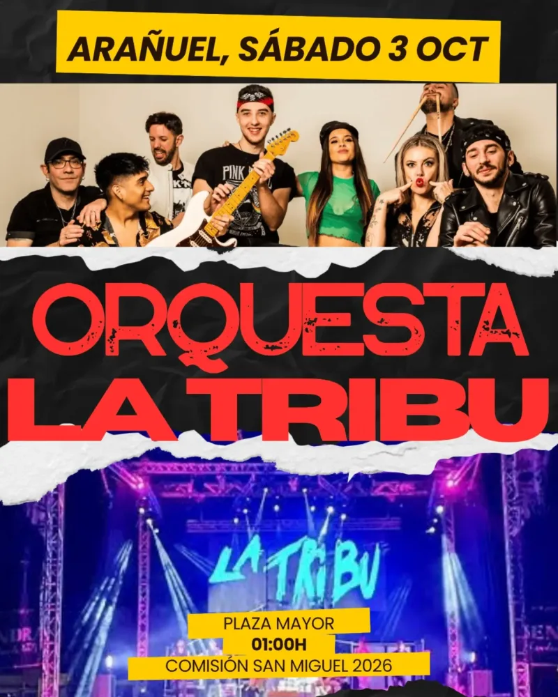 Cartel de Orquesta La Tribu