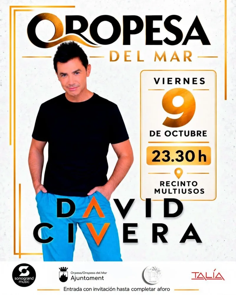 Cartel de Concierto de David Civera