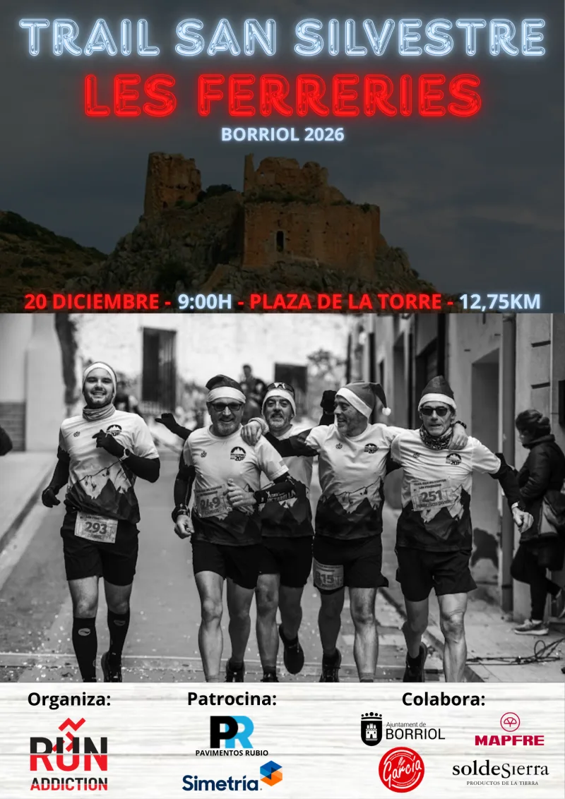 Cartel de VIII Trail San Silvestre Les Ferreries