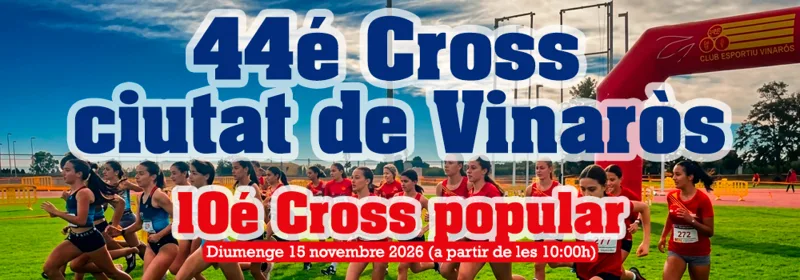 Cartel de XLIV Cross Ciutat de Vinaròs 2026