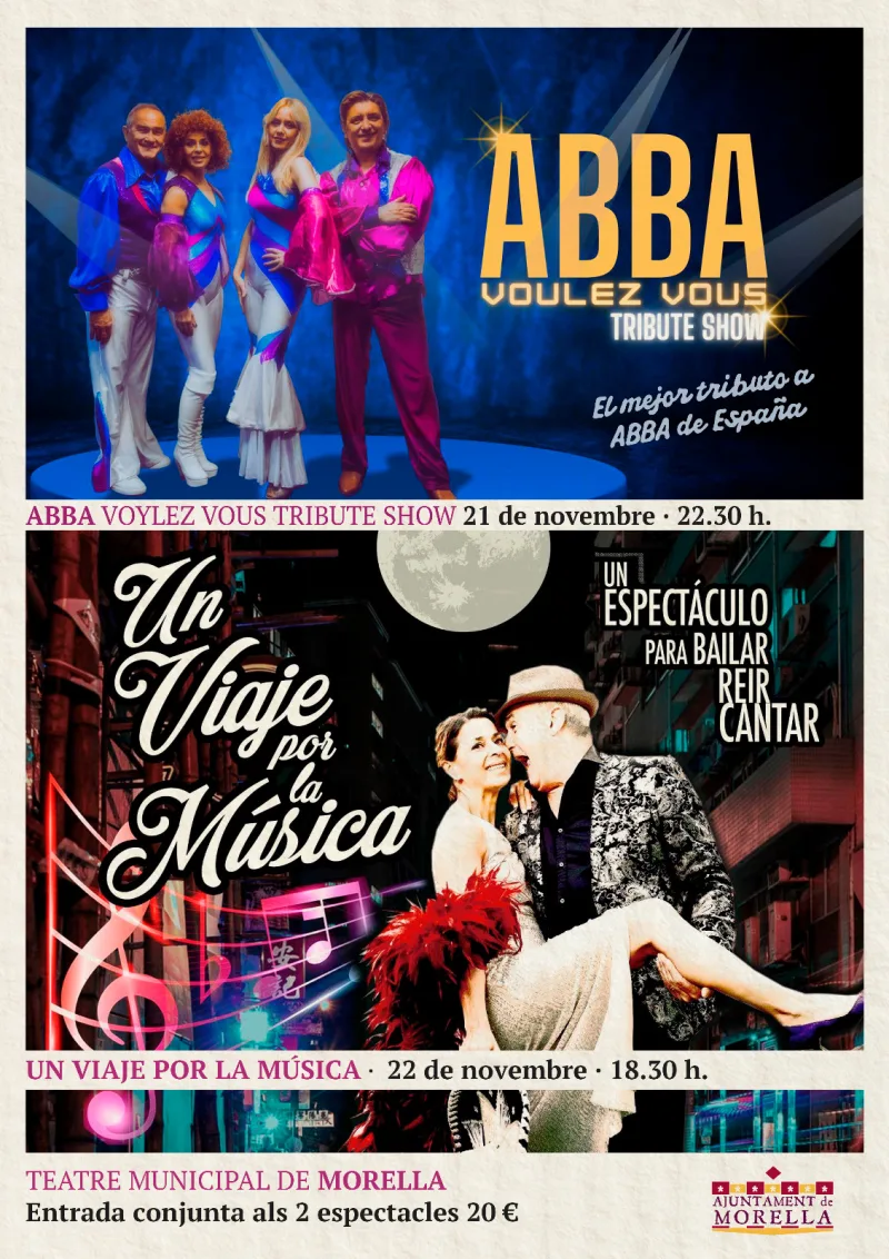 Cartel de ABBA voulez vous tribute show