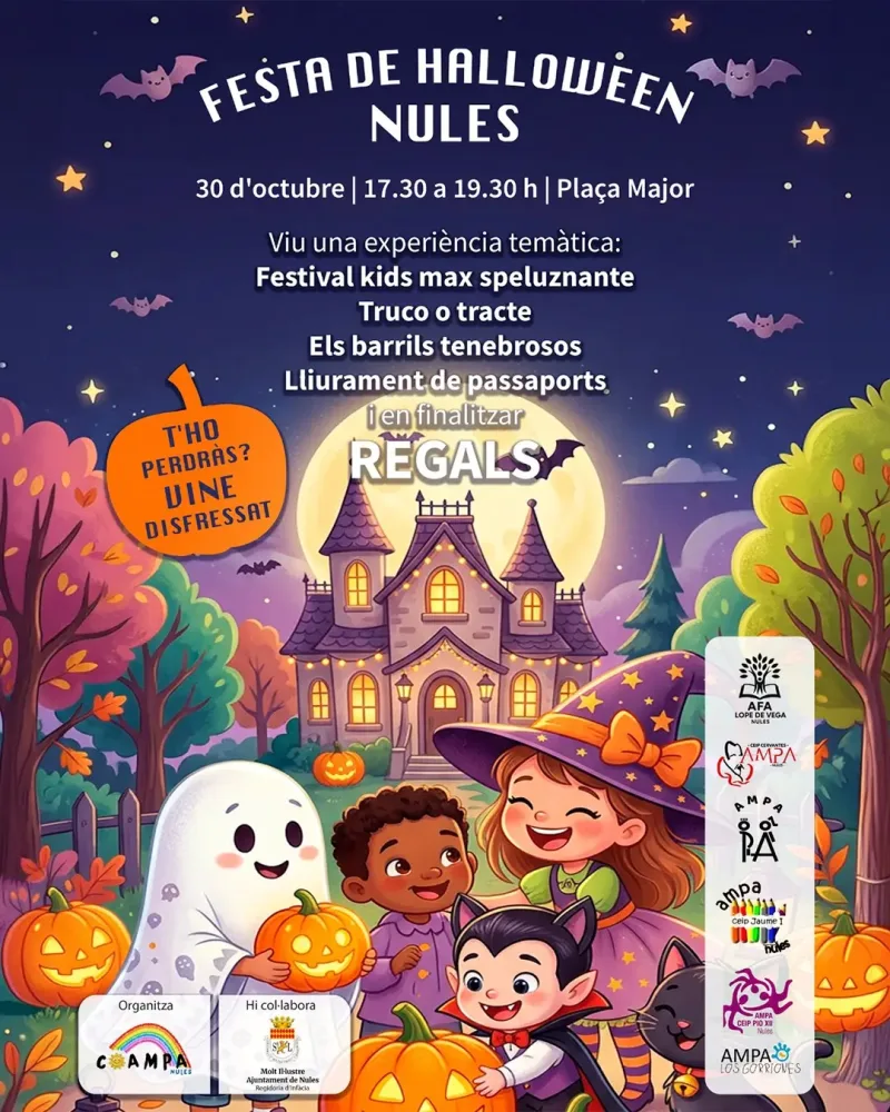 Cartel de Fiesta de Halloween infantil