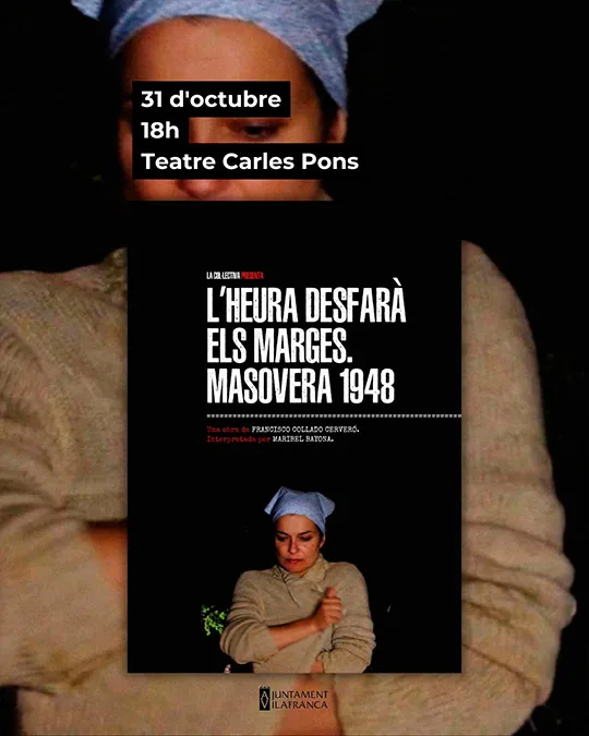Cartel de L'heura desfarà els marges – Reclam en Vilafranca
