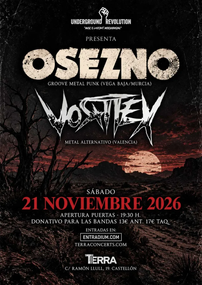 Cartel de Osezno + Vorttex