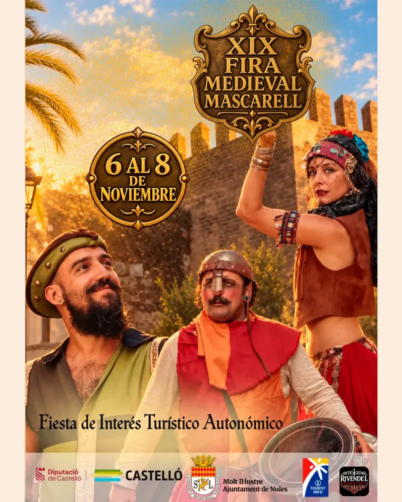 Cartel de XIX Feria Medieval de Mascarell