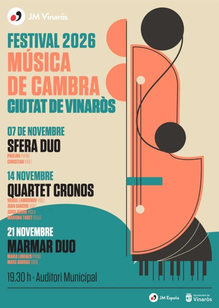 Cartel de Festival de Música de Cambra Ciutat de Vinaròs 2026